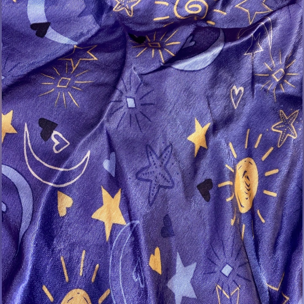 Zara XS celestial satin slip mini dress!💜 - Picture 3 of 7